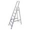 Стремянка алюминиевая STAIRS односекционная 6 ступеней (AS06)