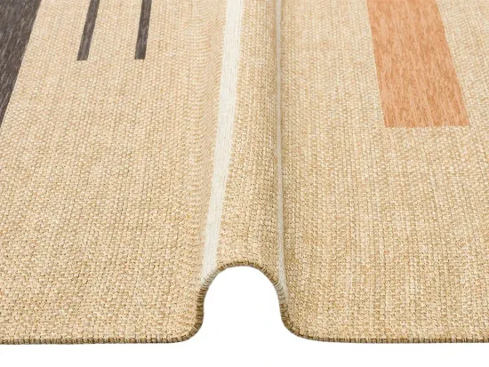 Ковер BROOKLYN 160*230, бежевый,терракотовый 851813