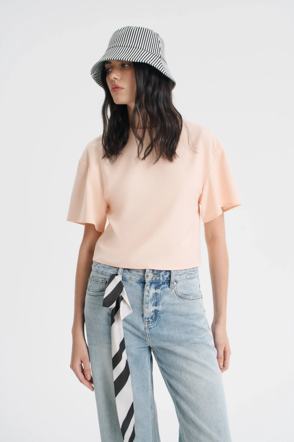 Блуза с коротким рукавом