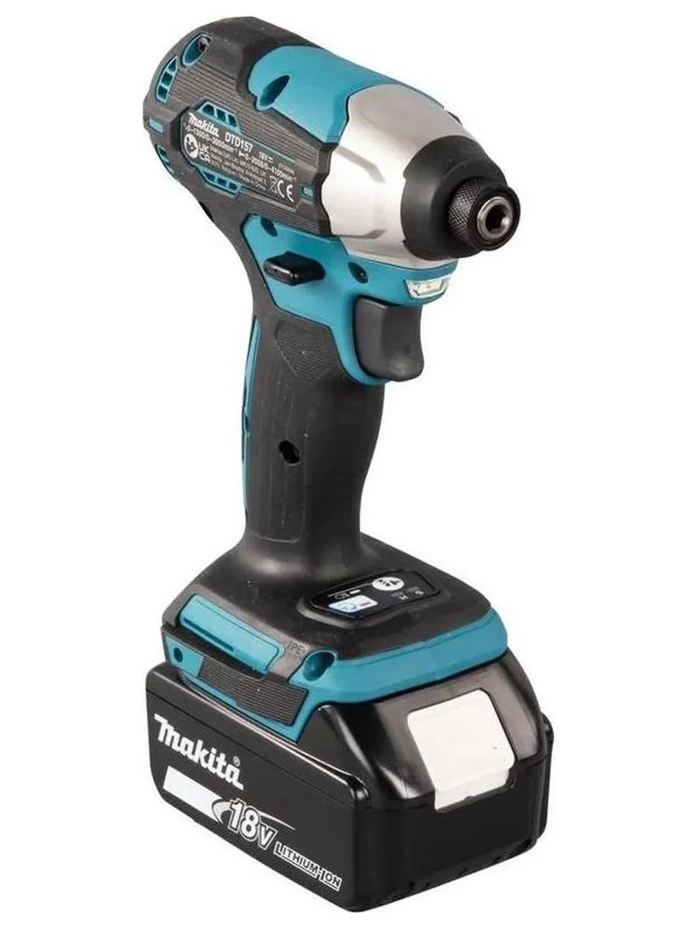 Шуруповерт Makita DTD157RTJ аккум. патрон:квад.1/4" (кейс в комплекте)
