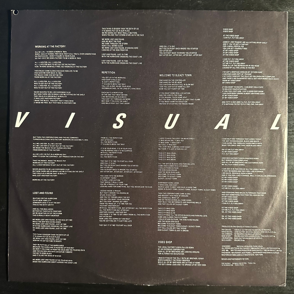 The Kinks - Think Visual (Голландия 1986г.)