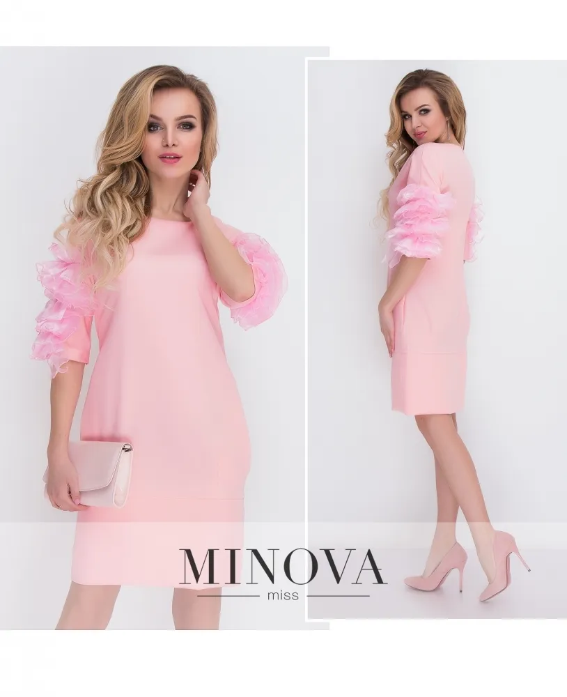 Платье 8574-пудра Minova