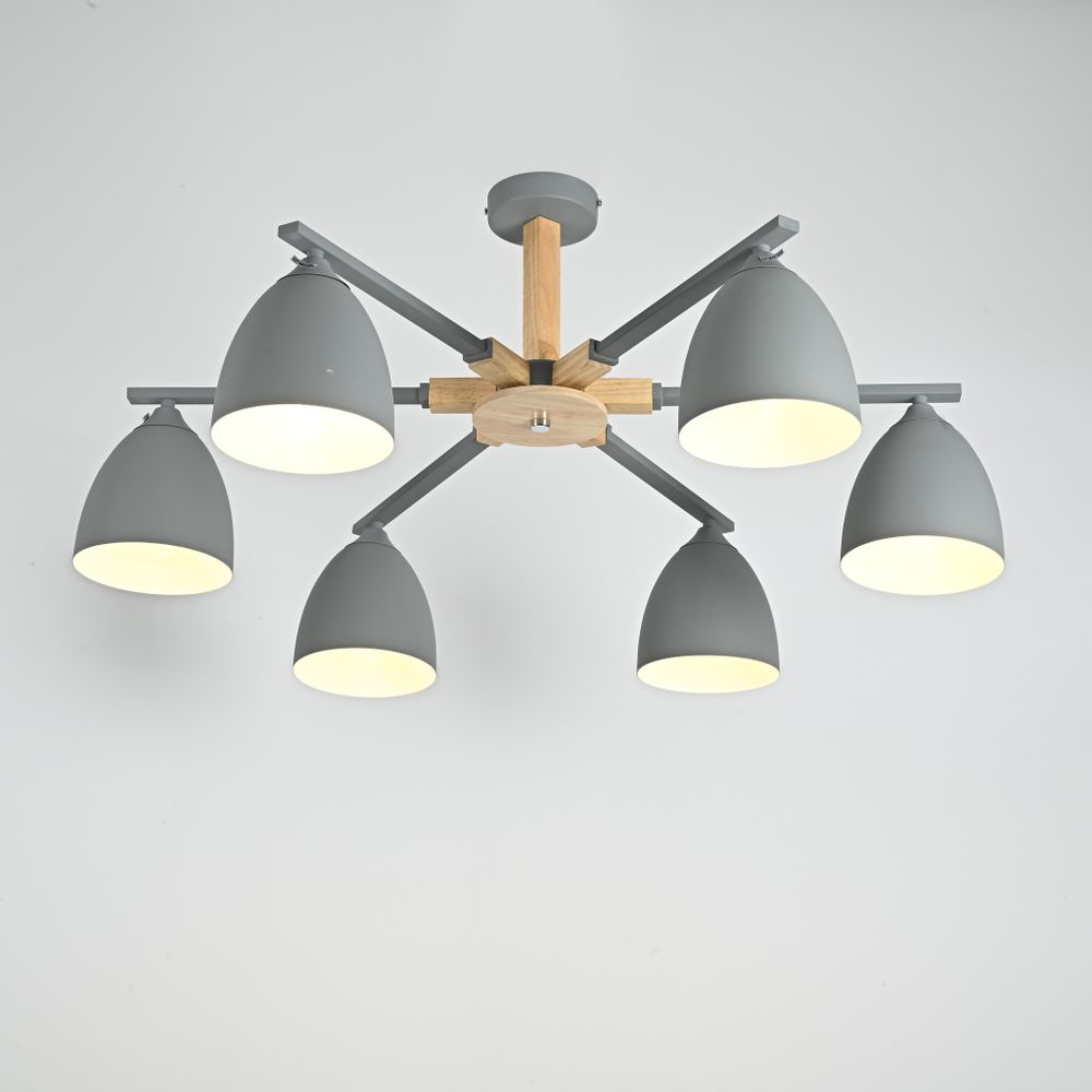 Потолочная Люстра Noa 6 Gray By Imperiumloft