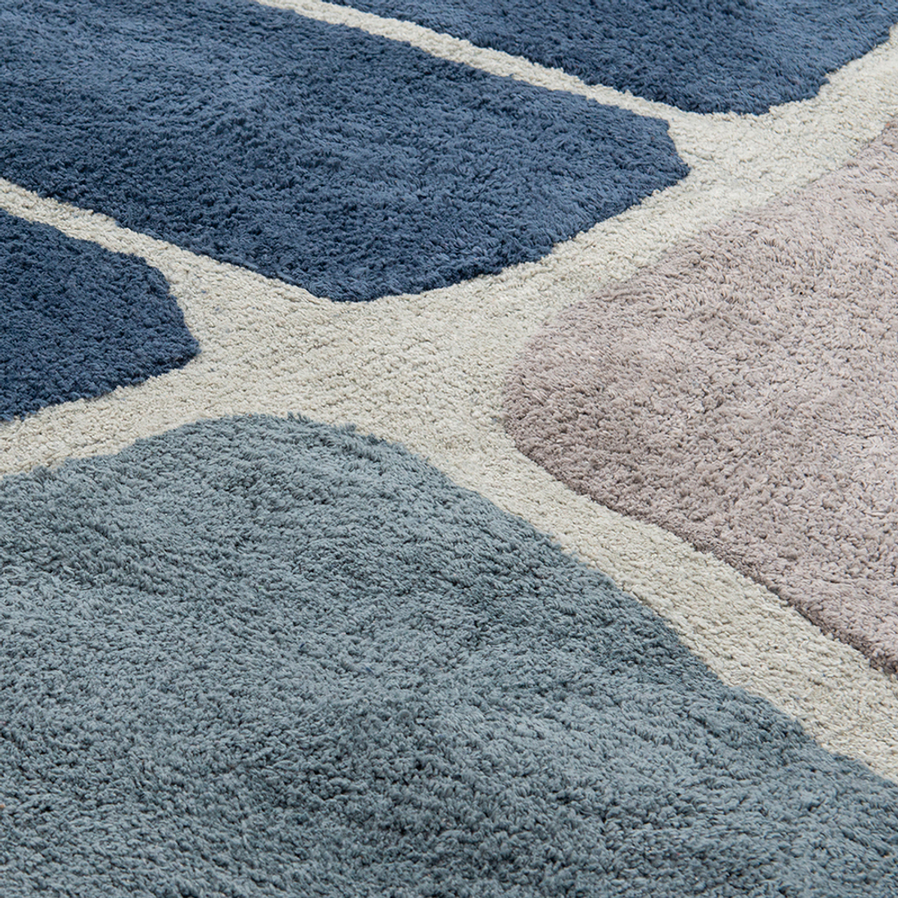 Ковер из хлопка 200х300см Tkano Terra Tea plantation серый