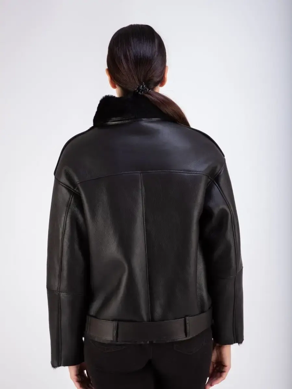 Дубленка женская натуральная зимняя