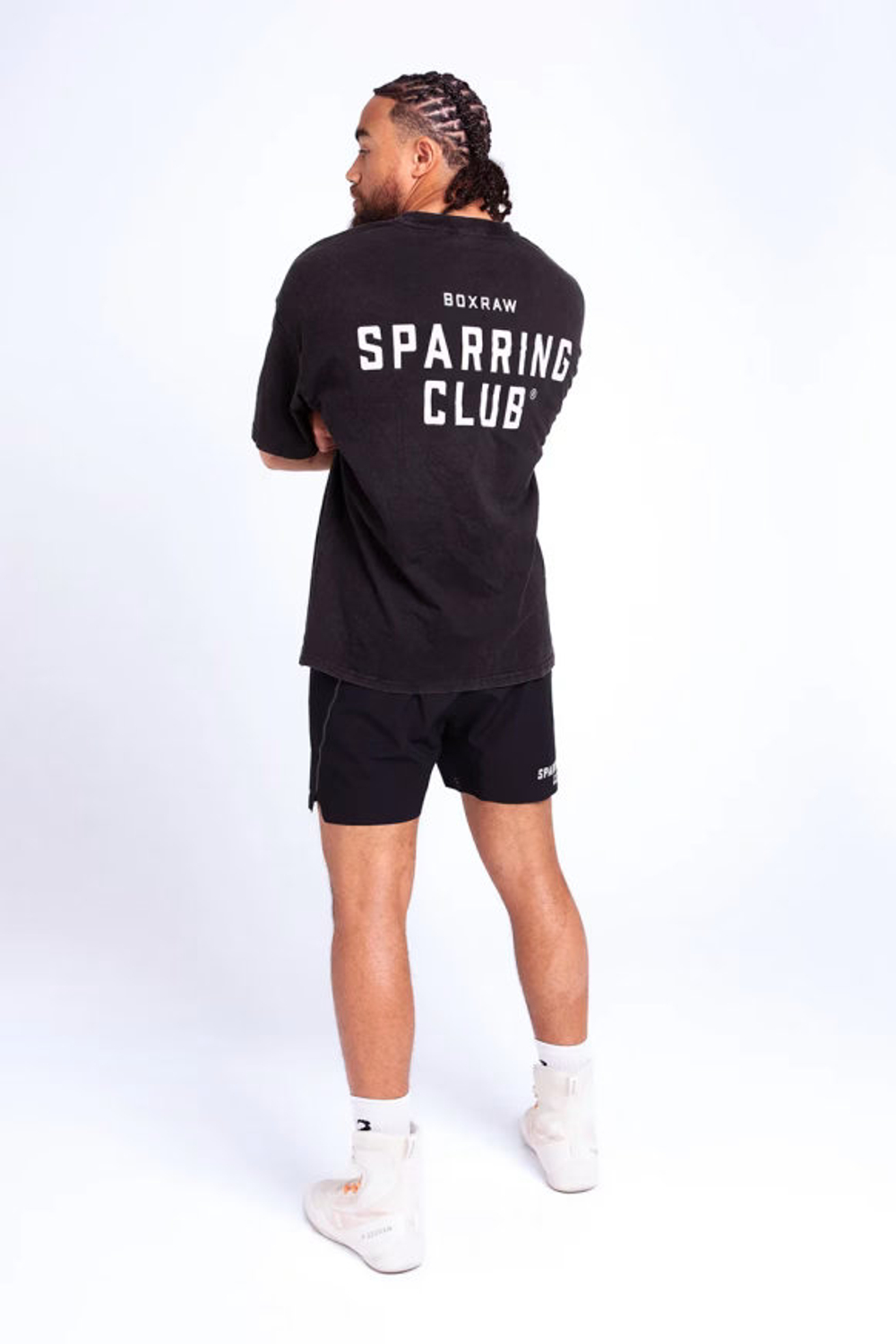 Футболка BOXRAW Sparring Club черная