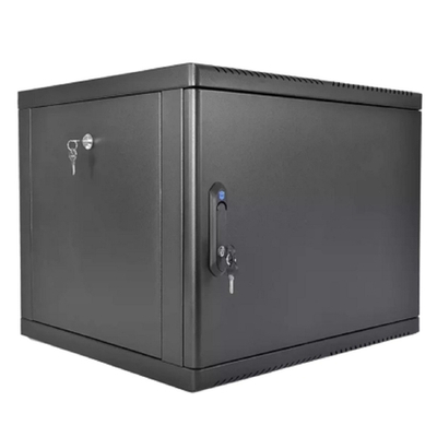 Телекоммуникационный шкаф ЦМО Шкаф телекоммуникационный настенный разборный 9U (600 x 650) съемные стенки, дверь стекло, цвет черный (ШРН-М-9.650-9005)