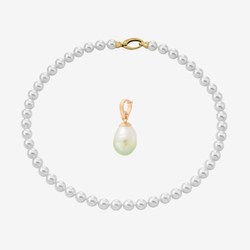 Подарочный комплект Majorica: колье и подвеска Lyra