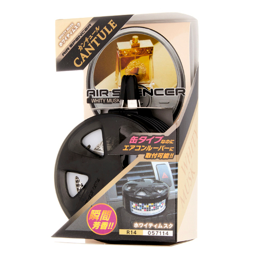 Набор - ароматизатор меловой SPIRIT REFILL + холдер на дефлектор AIR SPENCER CANTULE - WHITY MUSK R14