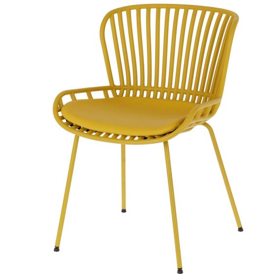 Уличный стул Surpik желтый | La Forma | Испания | Купить в Hallberg.ru