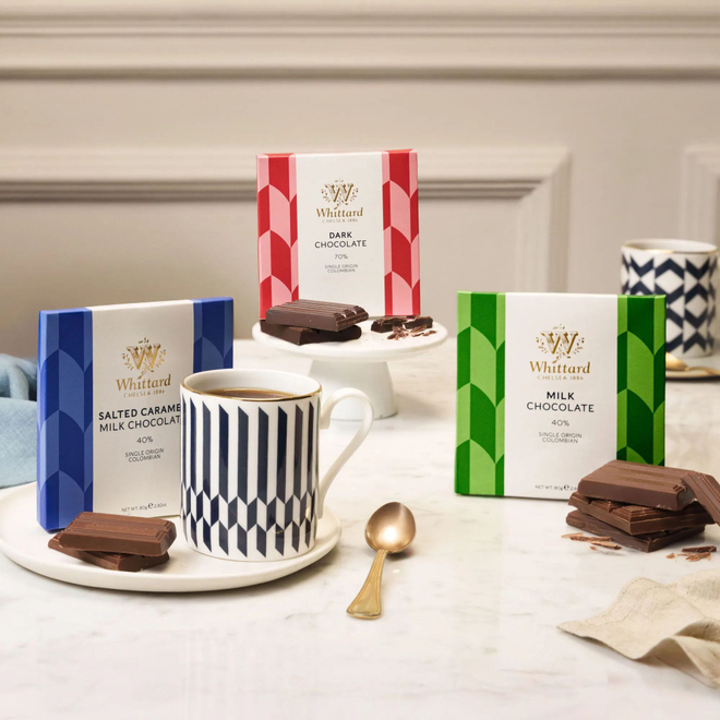 Whittard of Chelsea 1886 Набор шоколада The Chocolate Bar Trio, 3x80г