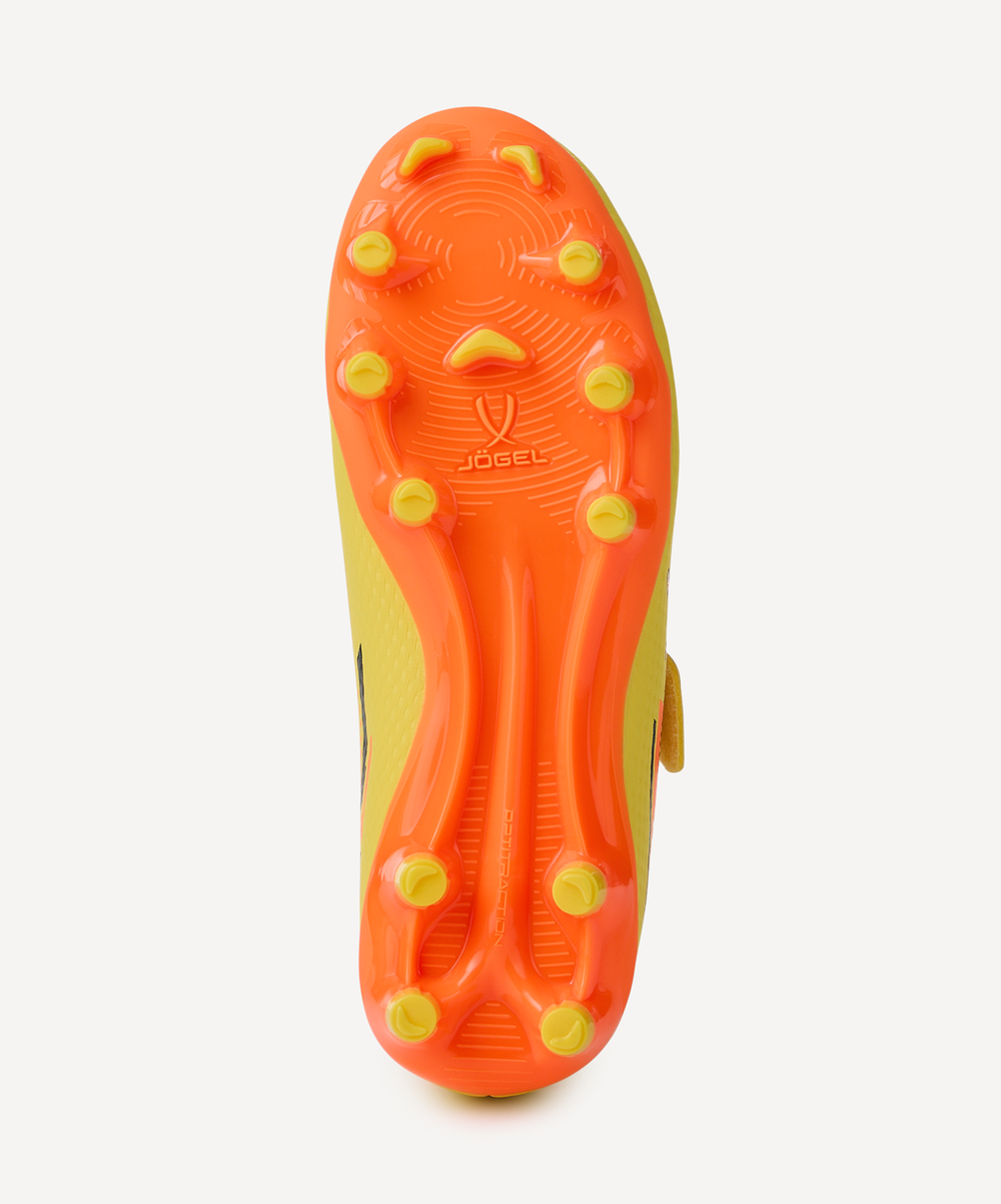 Бутсы футбольные Evofly FG Talant Yellow/orange, детский