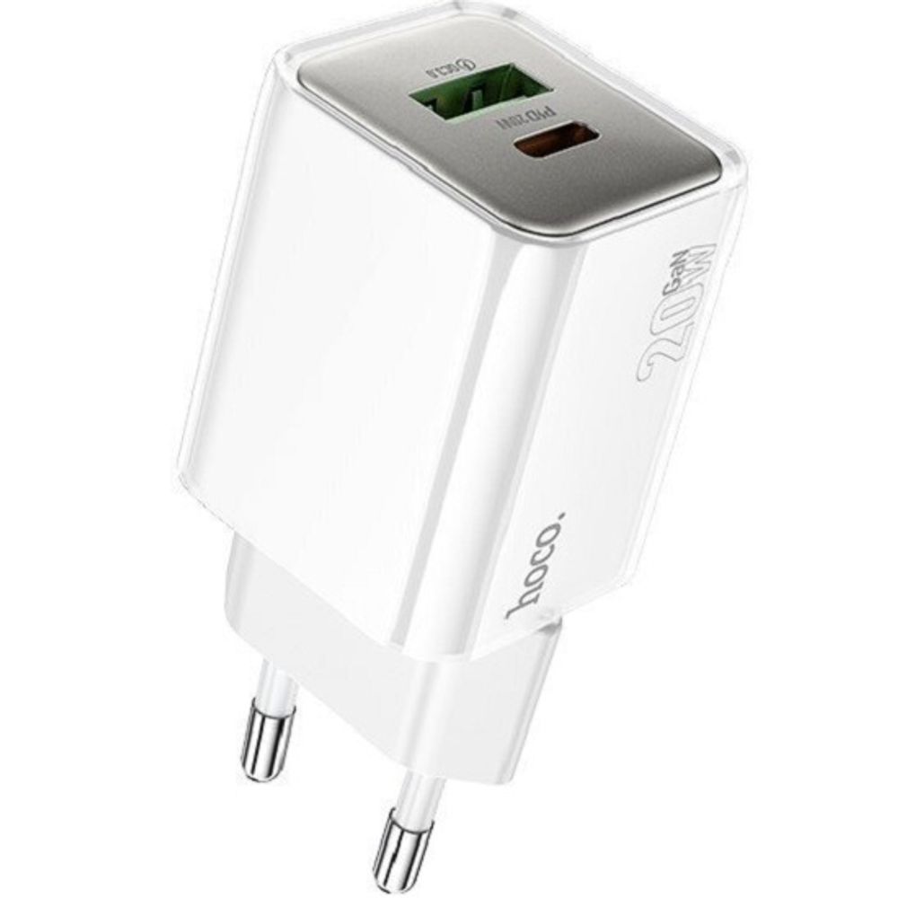 Блок питания Hoco N46 20W Output USB-A+Type-C