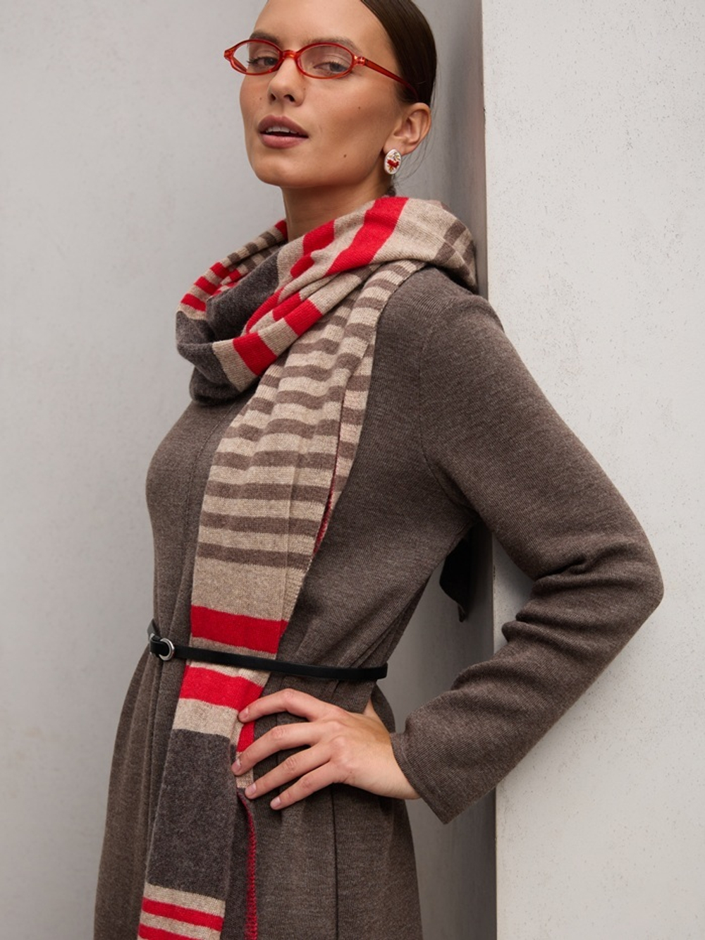 Палантин 2605 рябина Tinona