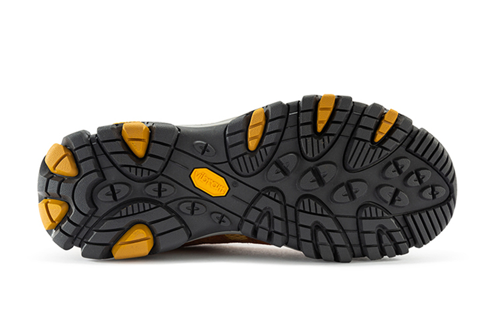 MERRELL Fashion Cushioning Slip Resistant Abrasion Resistant Low top Outdoor Shoes Men"s Brown Yellow