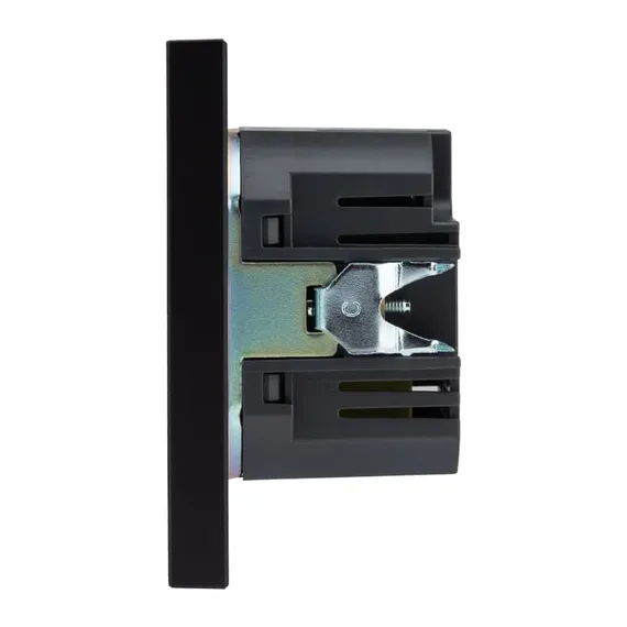 Розетка STRONG USB-A+Type-C 3А с функцией быстрой зарядки антрацит KRANZ