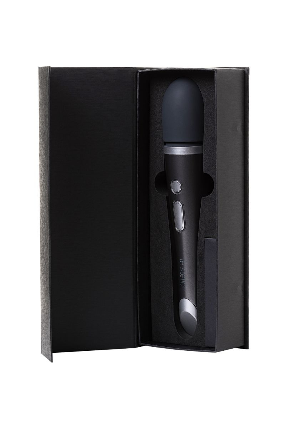 Серый жезловый вибратор Le Stelle HIDRA с нагревом (Цвет: серый)