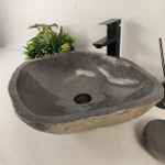 Раковина из речного камня RS-65099 54*47*15 0857