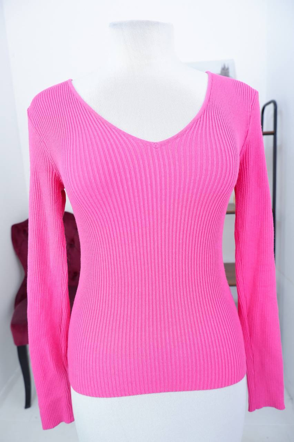 Джемпер AMISU лапша, яркий 44 размер