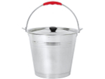 Ведро 15л нерж с крышкой тм Appetite