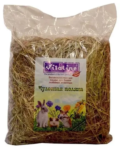 VITALINE Чудесная поляна Сено сбор луговых трав для грызунов, 21 л