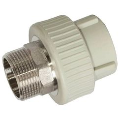 Муфта TEBO сер. PP-R комбинированная 40x1 1/4 НР под ключ (5/30), арт. 031020710