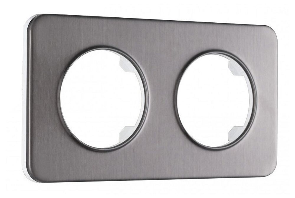 Рамка на 2 поста Arte Milano am-502.07 502.07-2.grey