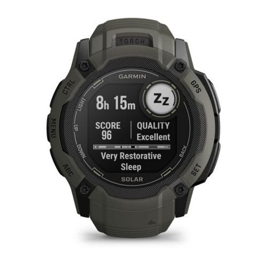 Умные часы Garmin Instinct 2X Solar темно-зеленый