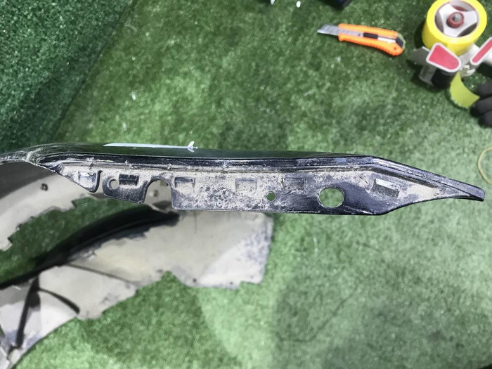 Бампер передний Mercedes S w222 (2013-2017) AMG 63 (В пленке)