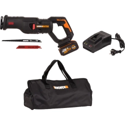 WORX WX516 сабельная пила аккумуляторная (1 x 4 Ач, ЗУ)