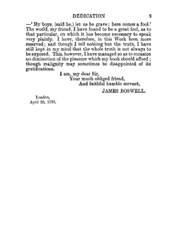 Boswell's life of Johnson. Volume 1.  1709-1776 | James Boswell