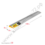 STAYER STABIL 2 м, Правило алюминиевое (10723-2.0)