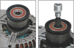 Фиксатор шкива генератора 3/8"хMIO/12ммх31T (внешний диаметр 14мм) JTC