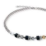 Колье Coeur de Lion Black-Silver 3021/10-1317