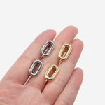 Швензы "Blast" 18,7*9мм, родирование