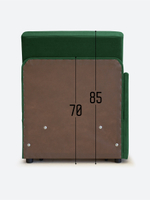 Кресло-кровать "Миник" с правым подлокотником, под правую руку