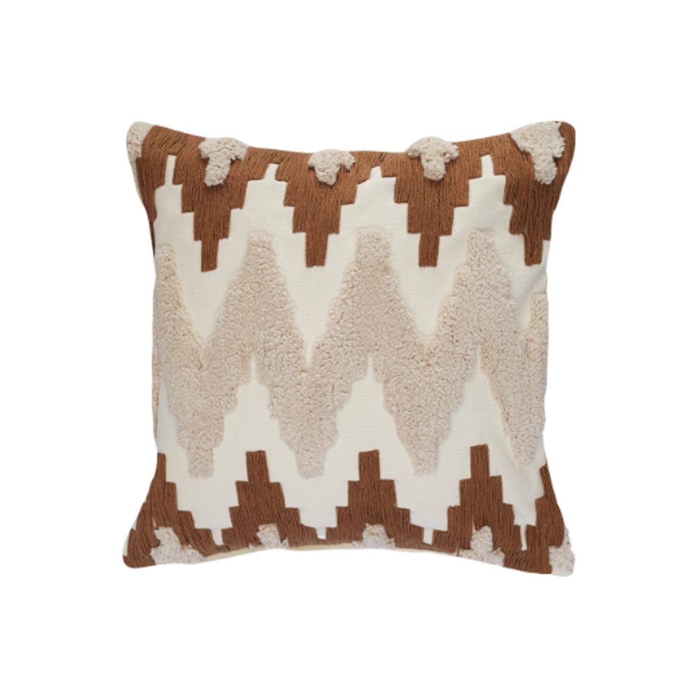 Чехол на подушку декоративный Beige blink из коллекции Ethnic