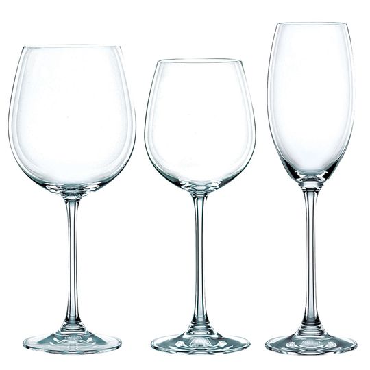 Nachtmann VIVENDI - Набор фужеров 18 шт.: 6 бокалов для красного вина 727 мл. + 6 бокалов для шампанского 272 мл. + 6 бокалов для белого вина 387 мл.