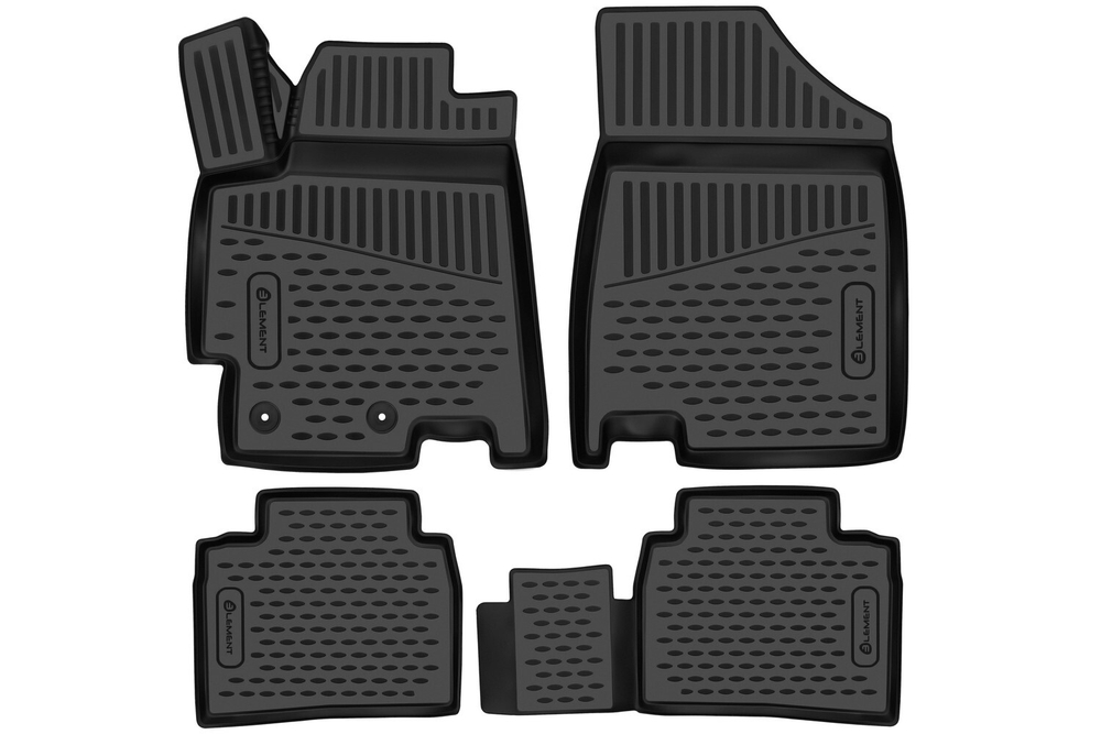 Коврики в салон для JAC J7 (I) 2020- 4шт. (полиуретан) арт.ELEMENT3DA66481210K