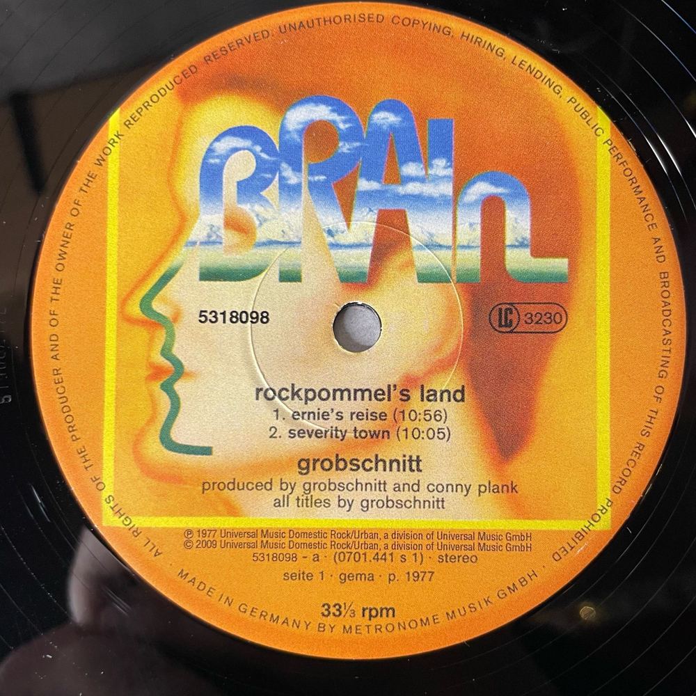 Винтажная виниловая пластинка LP Grobschnitt, Rockpommel's Land (Германия 2009)