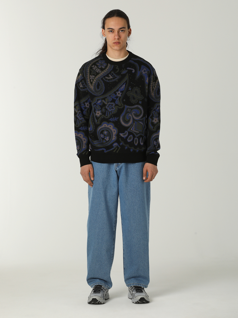 Свитер Вязаный (Round-neck) Paisley Jacquard Knit Sweater