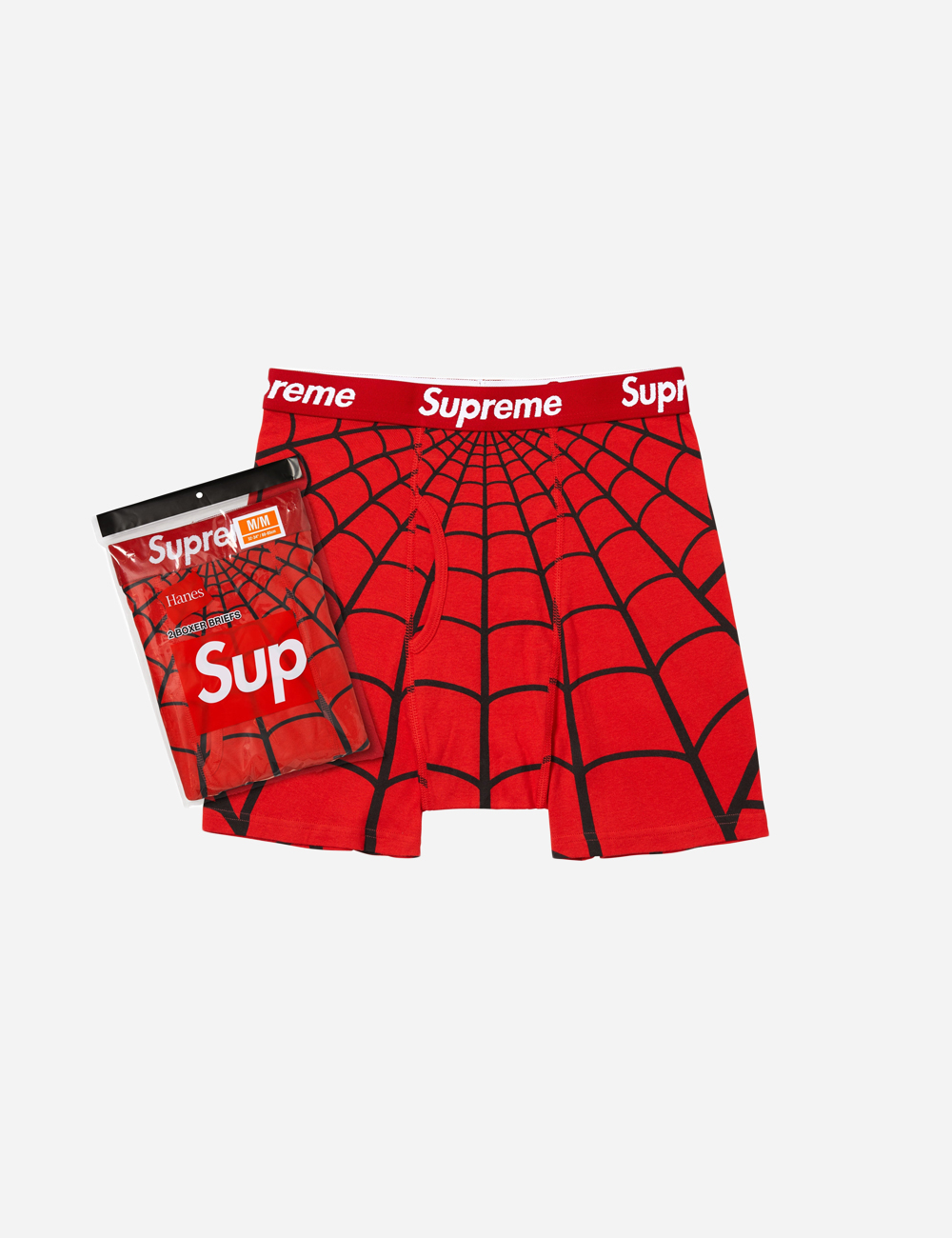 Supreme Hanes Boxer Spider-Man (2 pack) "Red"