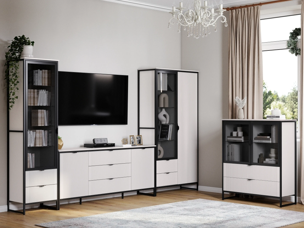 Тумба 2 дв 2 ящ "Нора" гостиная