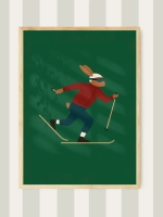 Постер для детской мальчика 50х70 см спорт ретро стиль