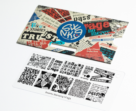 Swanky Stamping Пластина для стемпинга 151