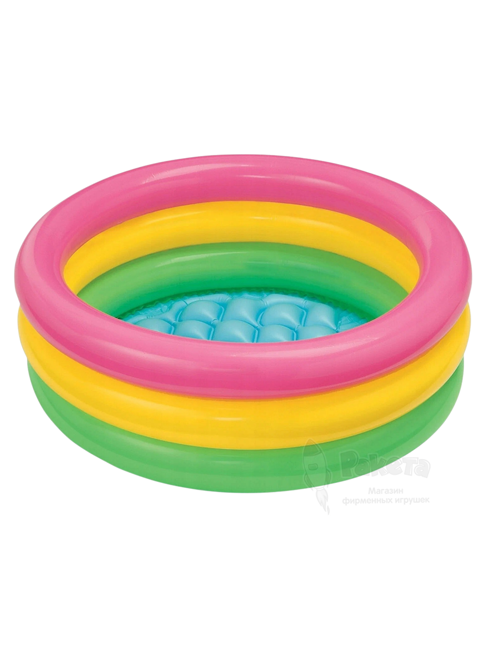 Бассейн детский надувной Радуга 86х25 Intex 58924NP