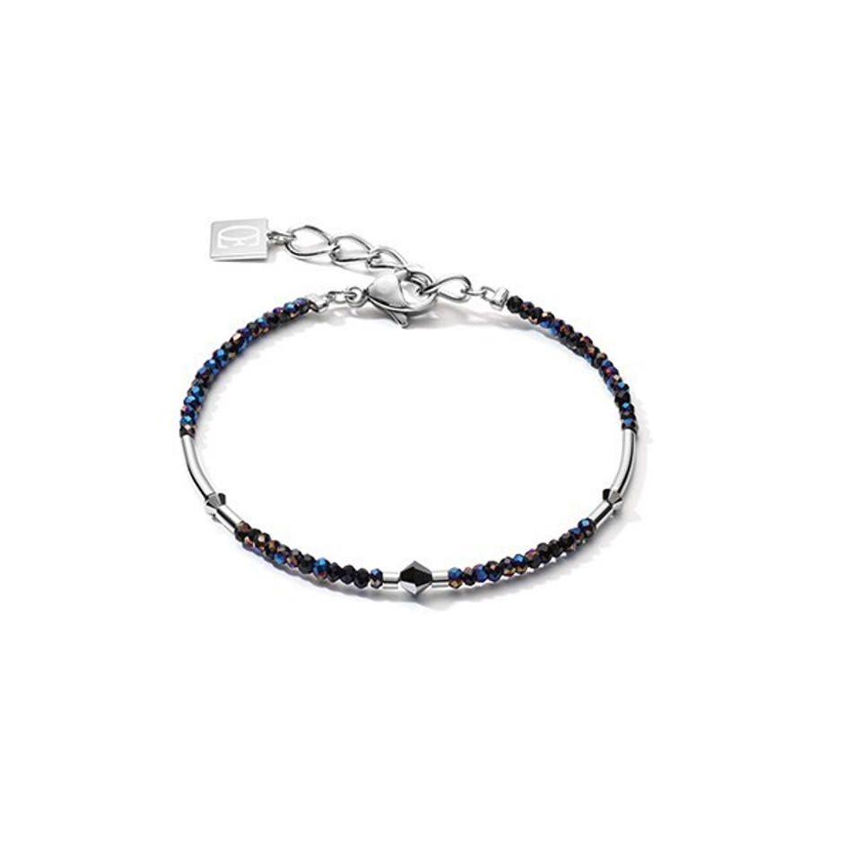 Браслет Coeur de Lion Midnight Blue-Silver 5080/30-0746 цвет синий, серебряный