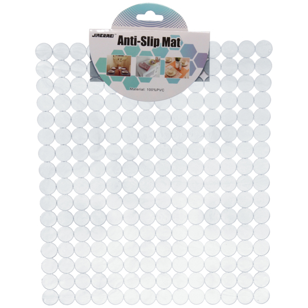 Коврик для раковины «Шарики» 32*27см прозрачный