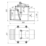 110 Обратный клапан ТП-85.100 ТАТПОЛИМЕР наруж.