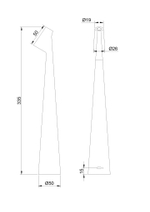 Настольная светодиодная лампа Arte Lamp FUSION A3283LT-2BK